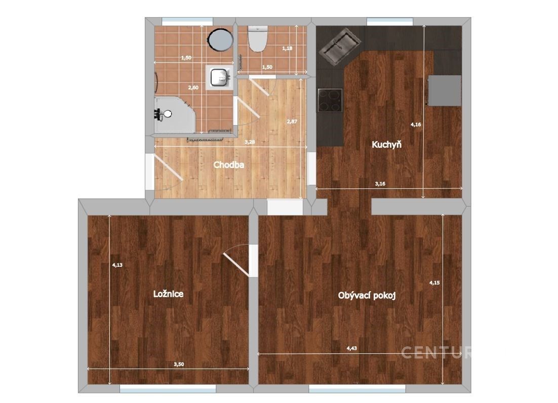 Byt 2+1 · 87 m² · Keřkov 75, Přibyslav Dobrá - 3