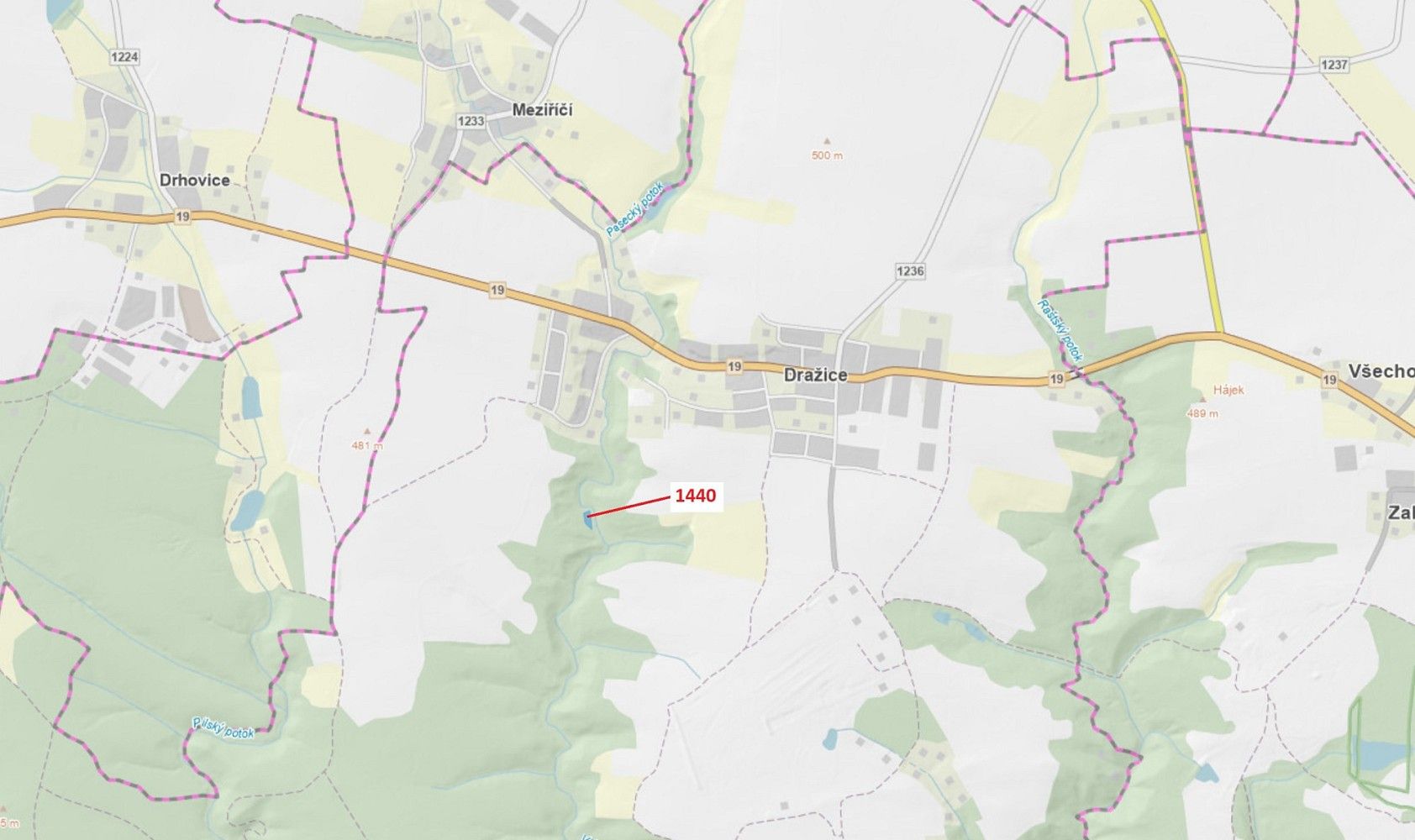 Prodej les - Dražice, okres Tábor, Jihočeský kraj - 1