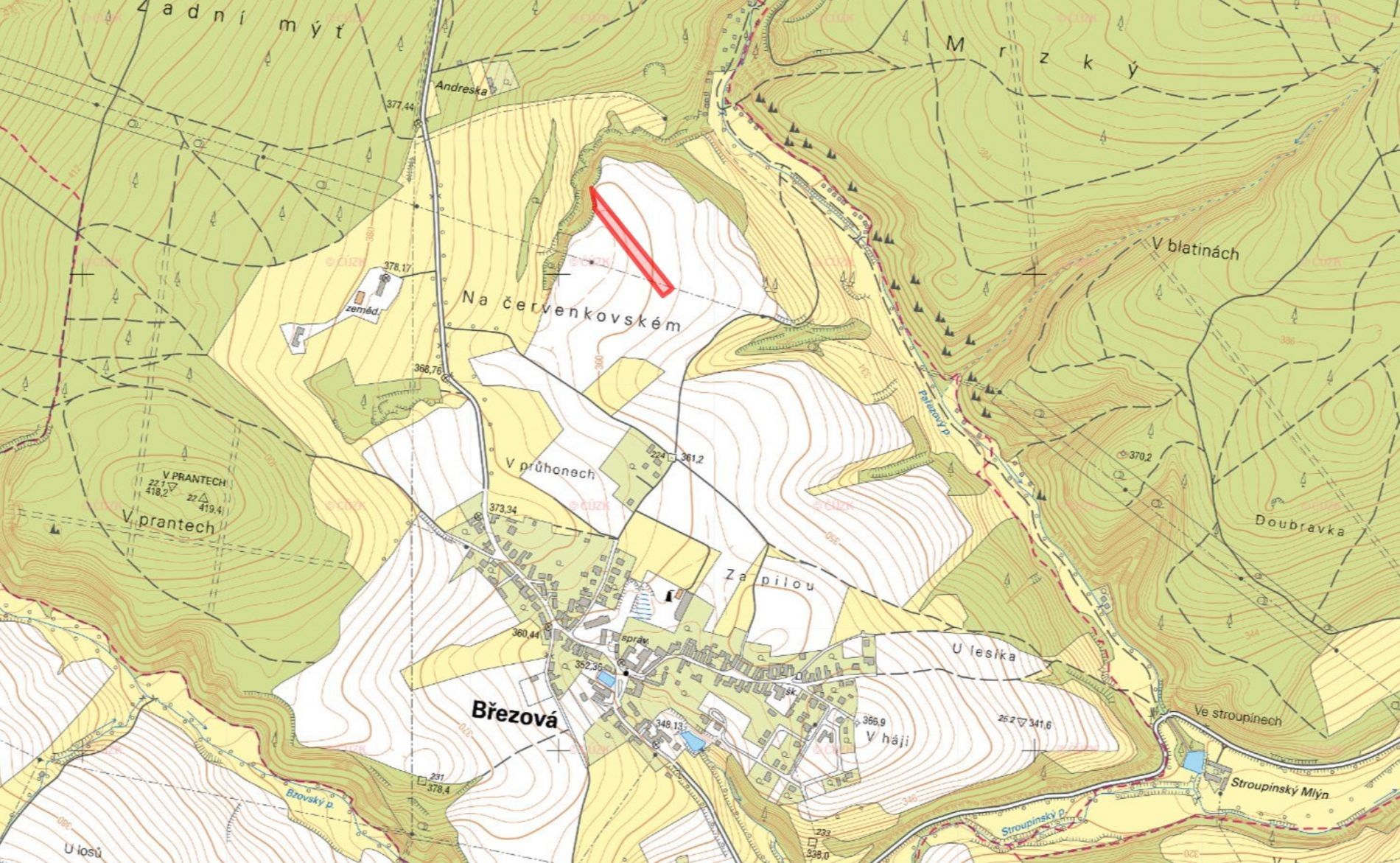 Zemědělské pozemky, Březová - 2