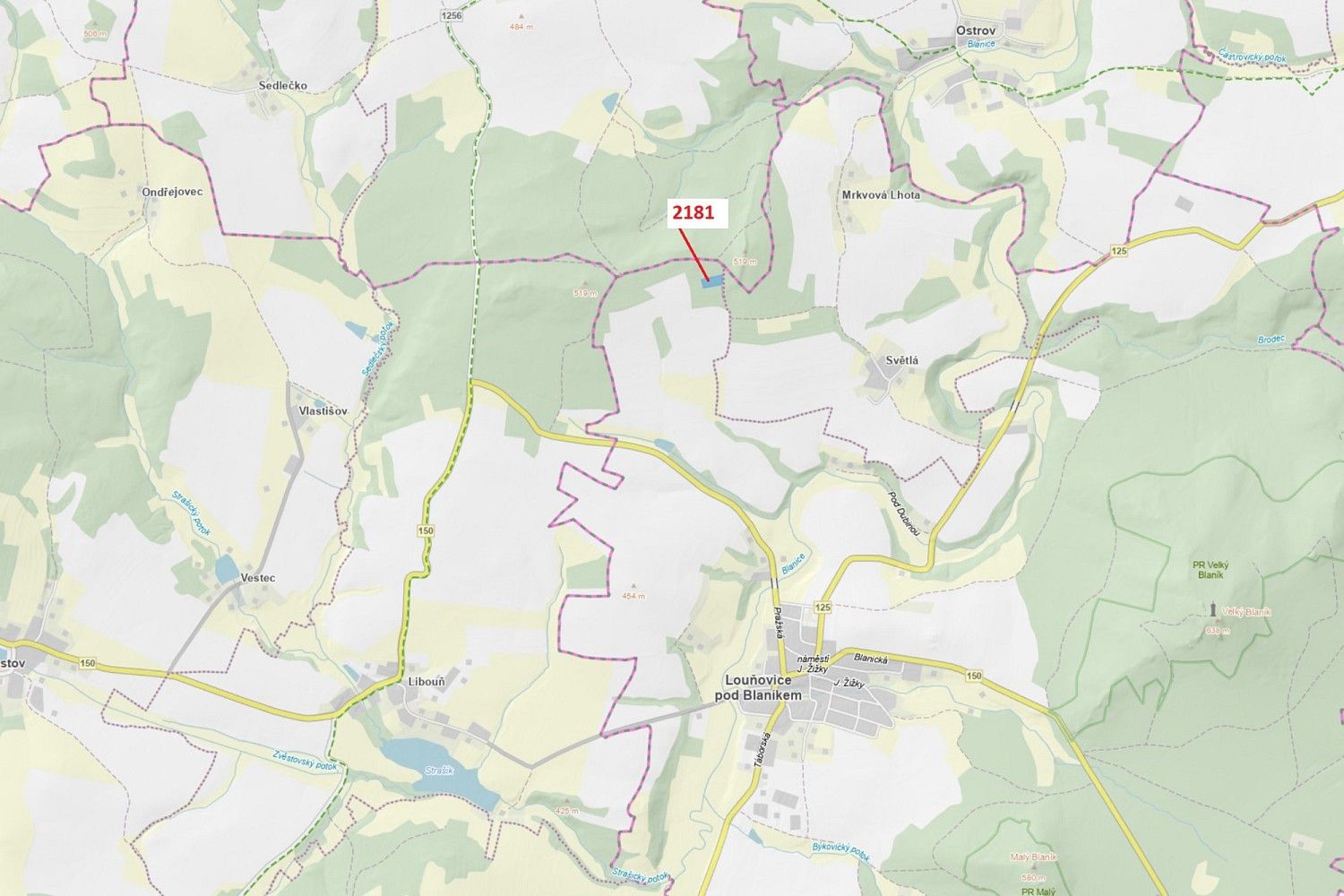 Les, 4 236 m²