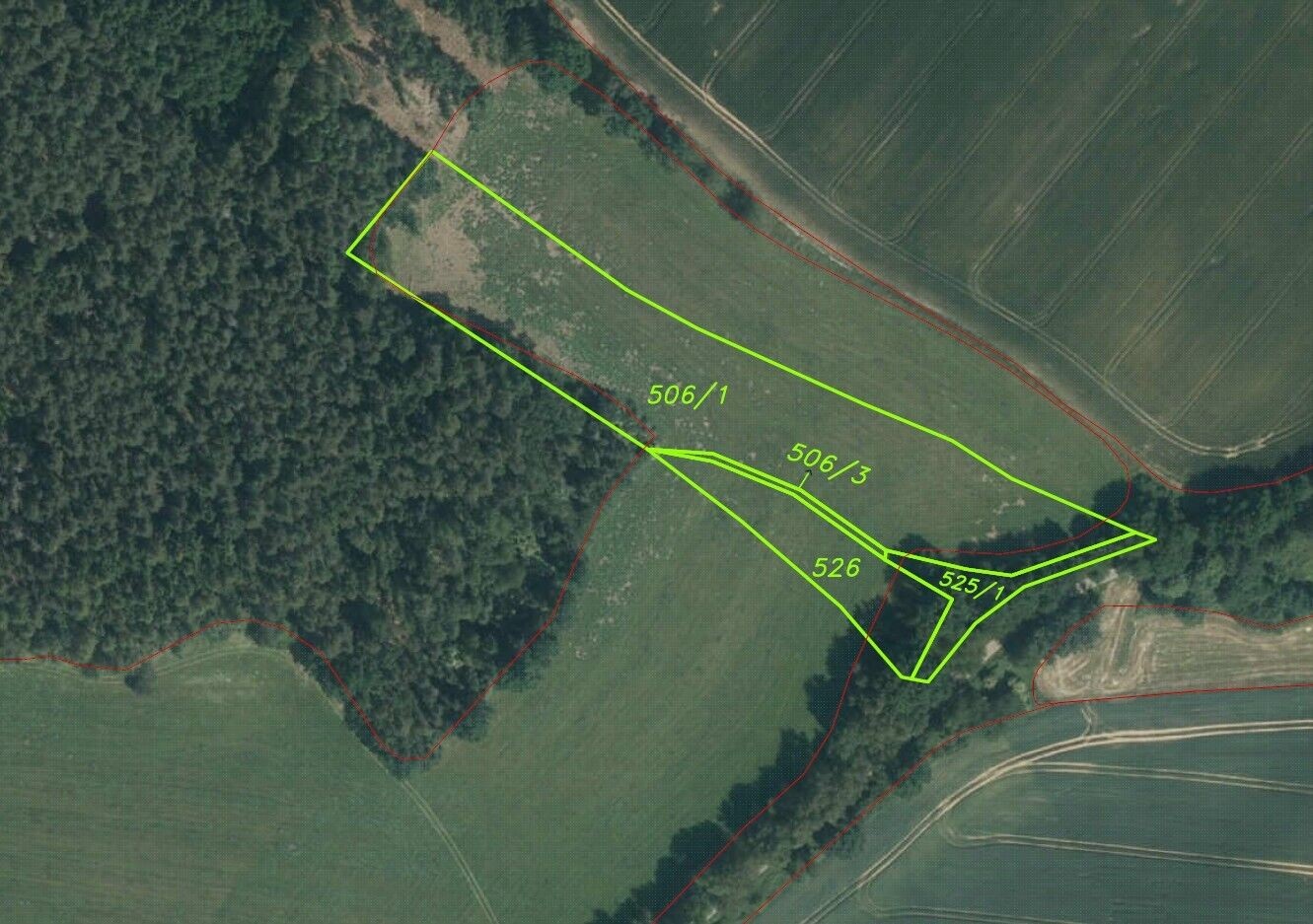 Zemědělský pozemek · 9 983 m² · Zvěstov Bořkovice - 4