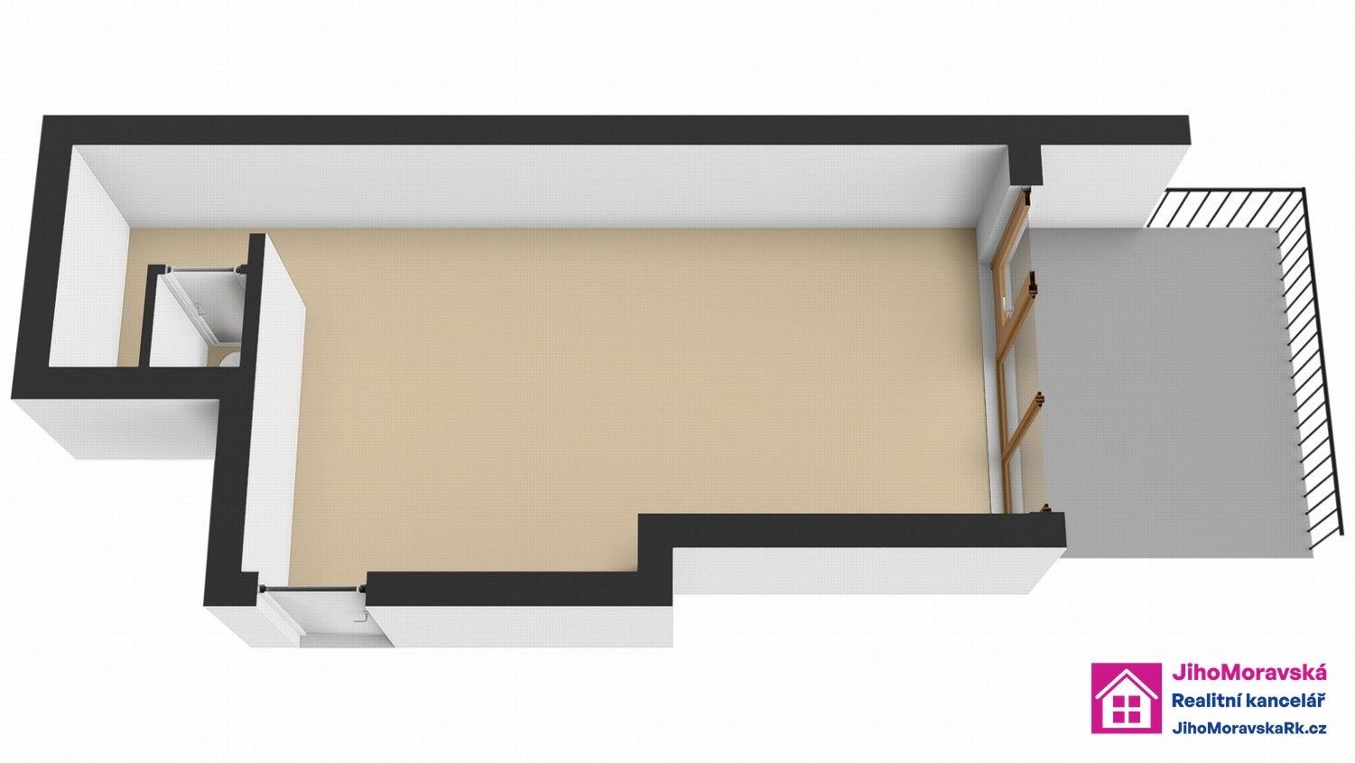 Pronájem obchodní prostory - Milánská 465, Praha, 27 m²