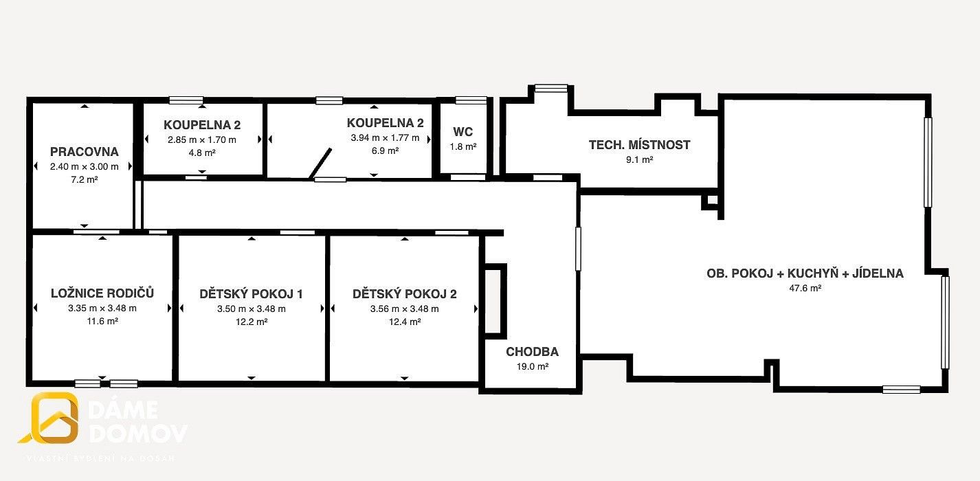 Prodej rodinný dům - Březolupy, okres Uherské Hradiště, 225 m² - 5