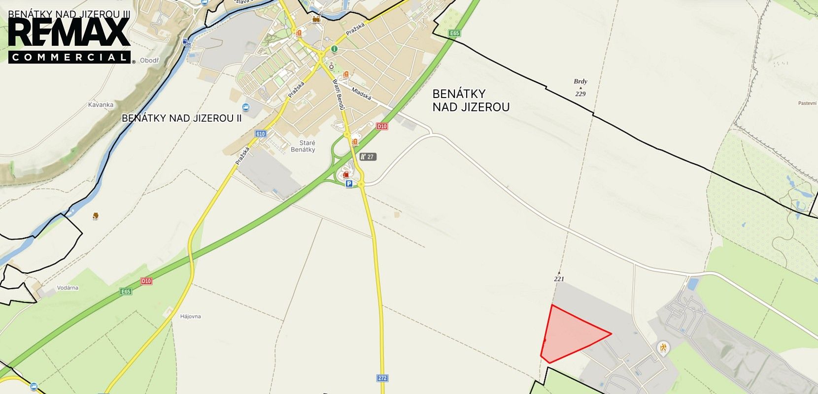 Komerční pozemek · Benátky nad Jizerou, okres Mladá Boleslav - 4