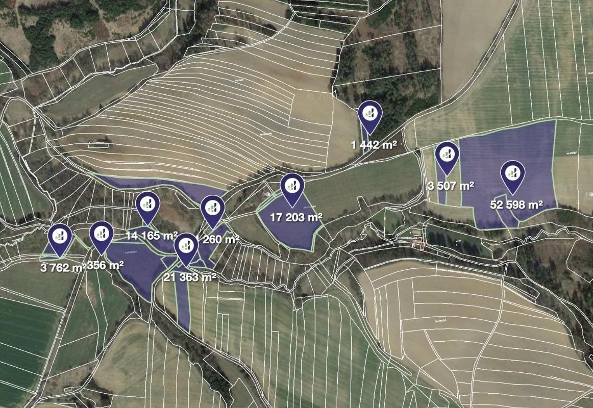 Zemědělské pozemky, Dolní Hořice, 89 017 m²