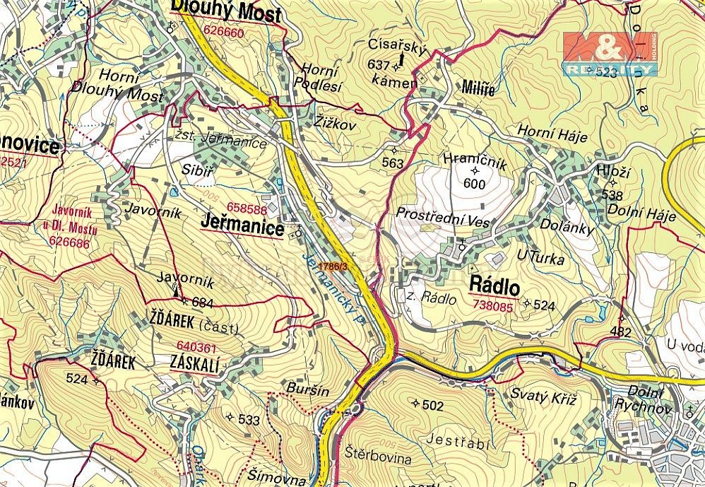 Prodej louka - Jeřmanice, okres Liberec, Liberecký kraj - 2