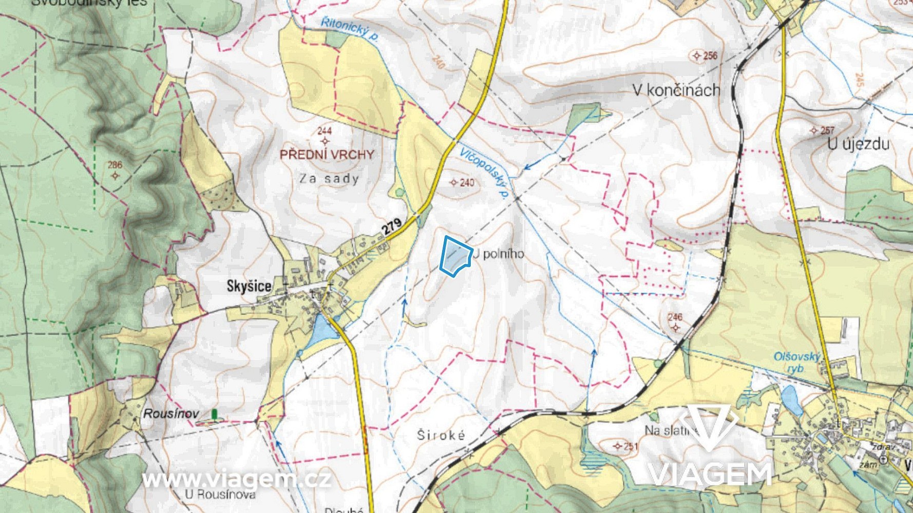 Zemědělský pozemek · Domousnice, okres Mladá Boleslav - 3