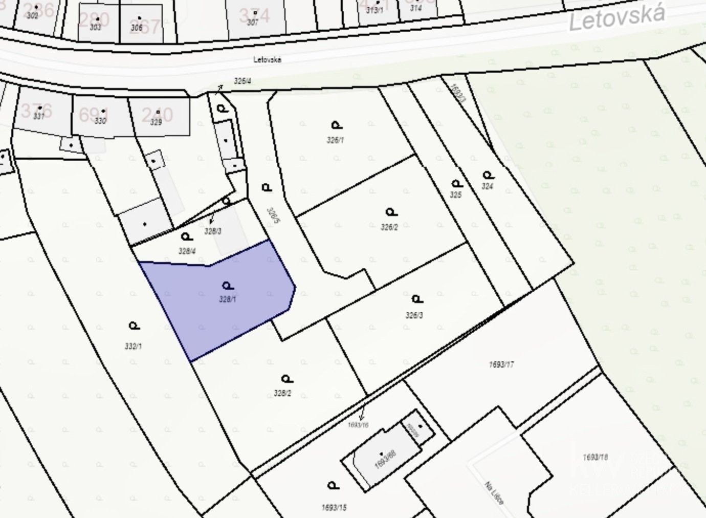 Pozemky pro bydlení, Letovská, Podbořany