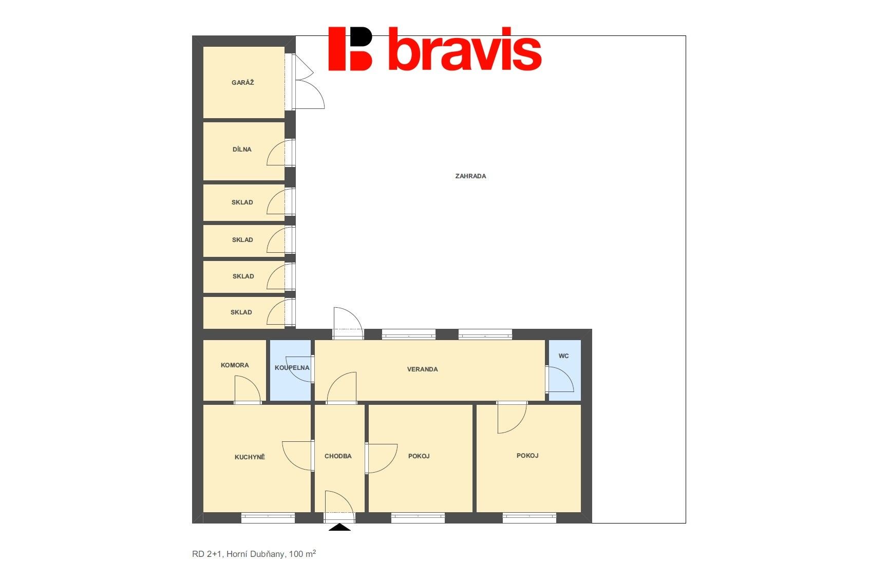 Prodej rodinný dům - Horní Dubňany, 100 m² - 5