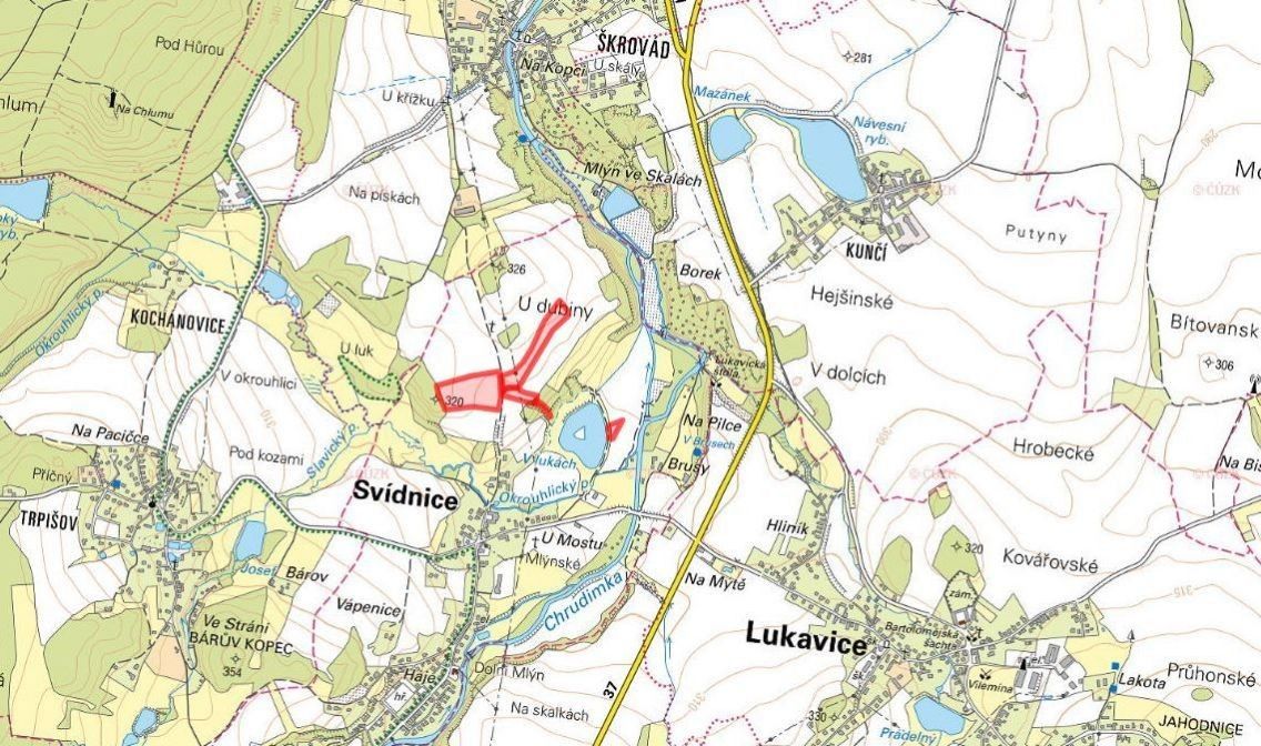 Prodej pozemek pro bydlení - Svídnice u Chrudimě, 538 24