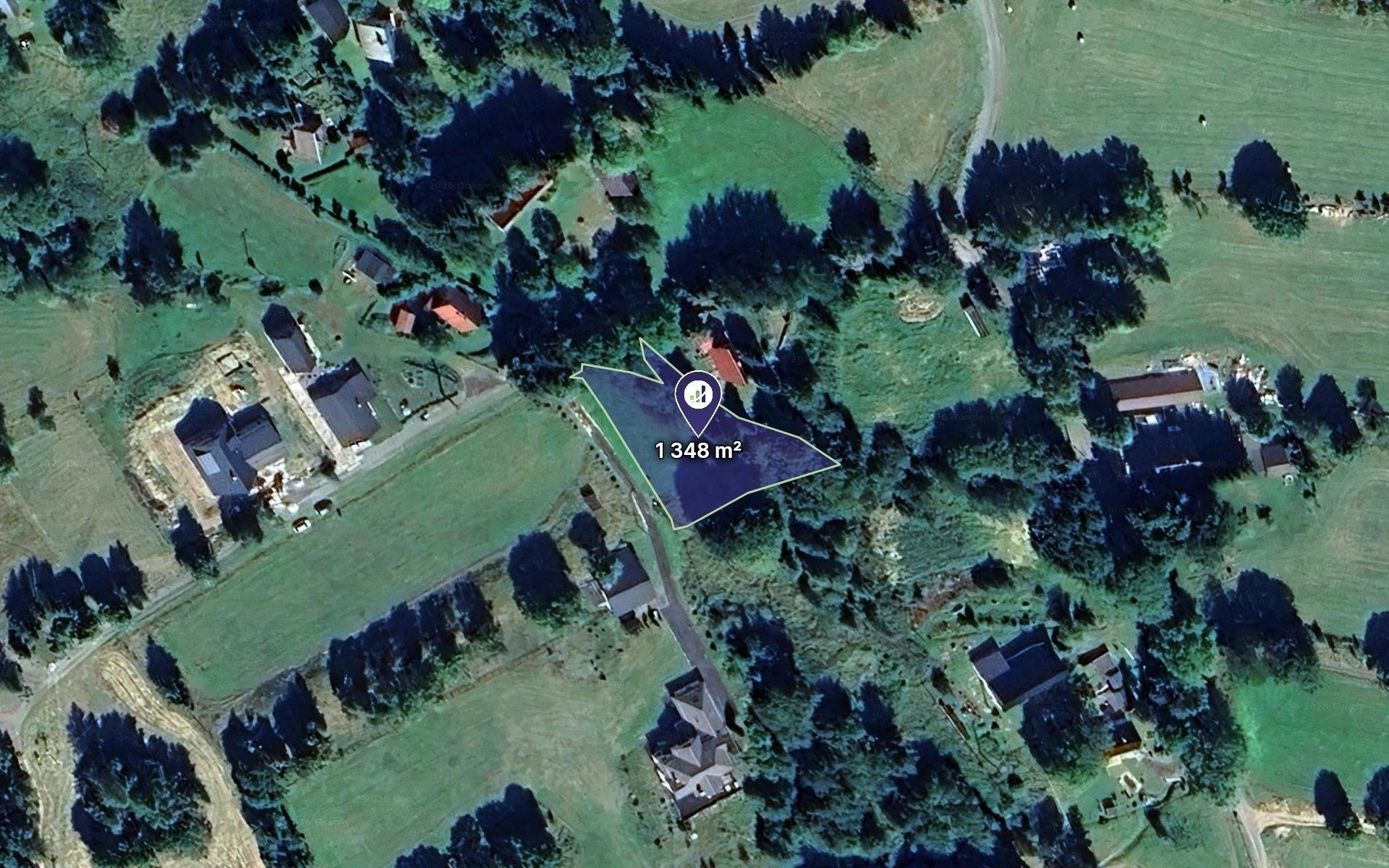 Pozemek pro bydlení, 1 348 m²