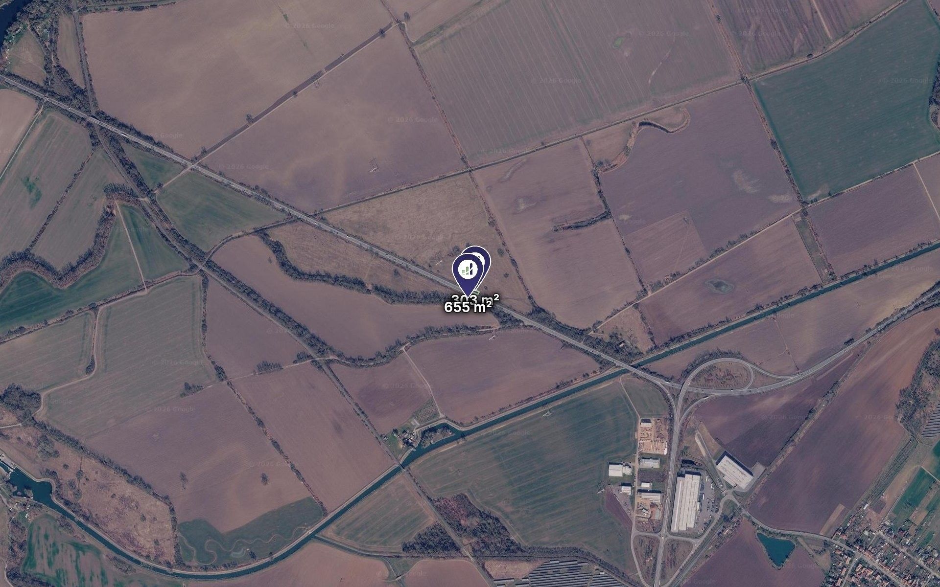 Louky, Sudoměřice, 958 m² - 2