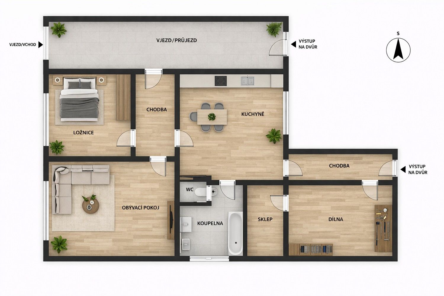 Rodinné domy, Ponětovice, okres Brno-venkov, Jihomoravský kraj, 189 m² - 2