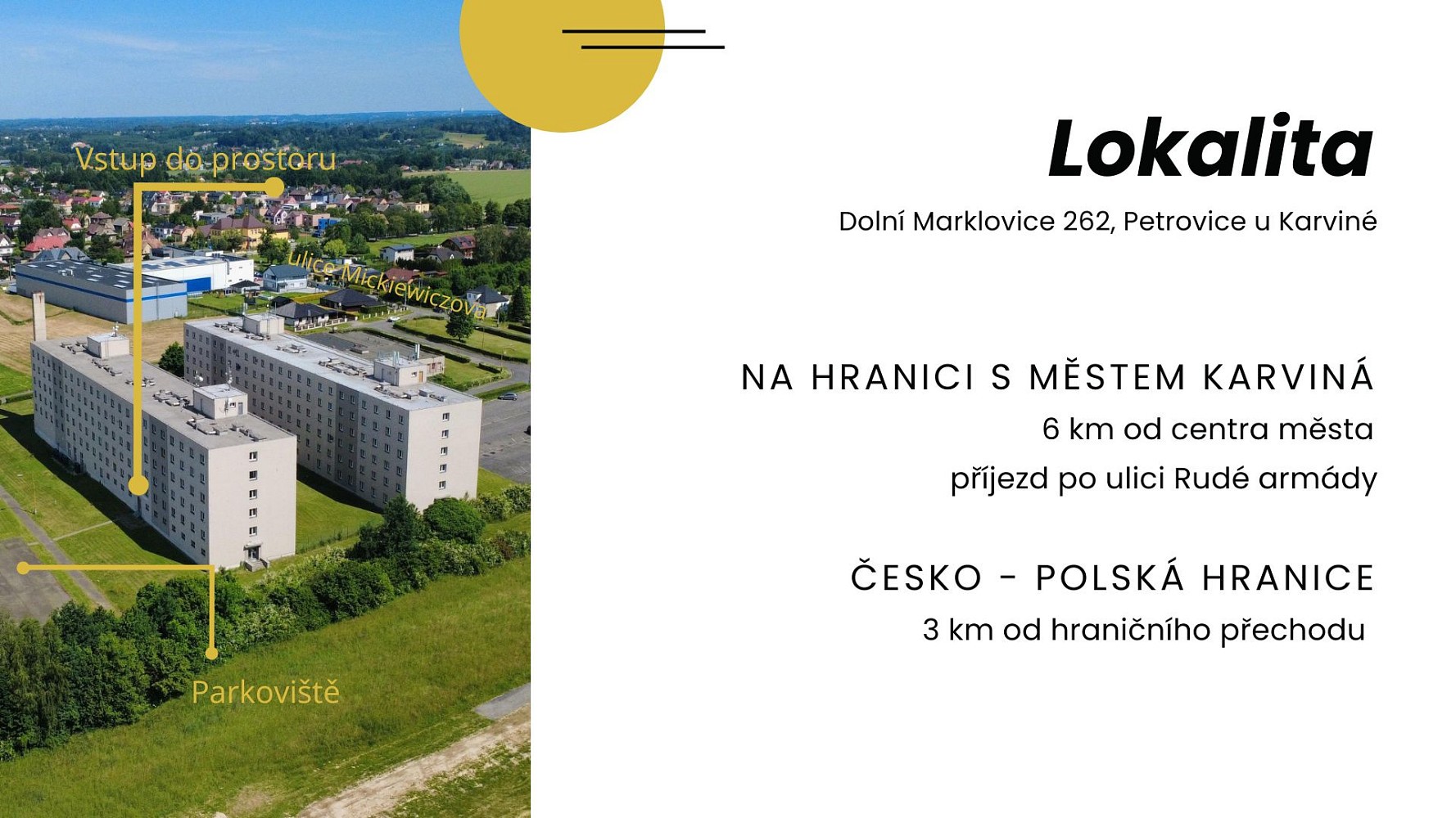 Pronájem obchodní prostory - Petrovice u Karviné - Dolní Marklovice, okres Karviná, 44 m² - 5