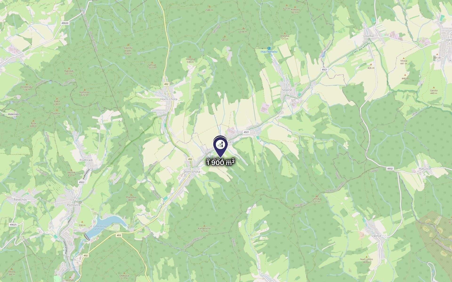 Louka · 3 974 m² · Sehradice - 3