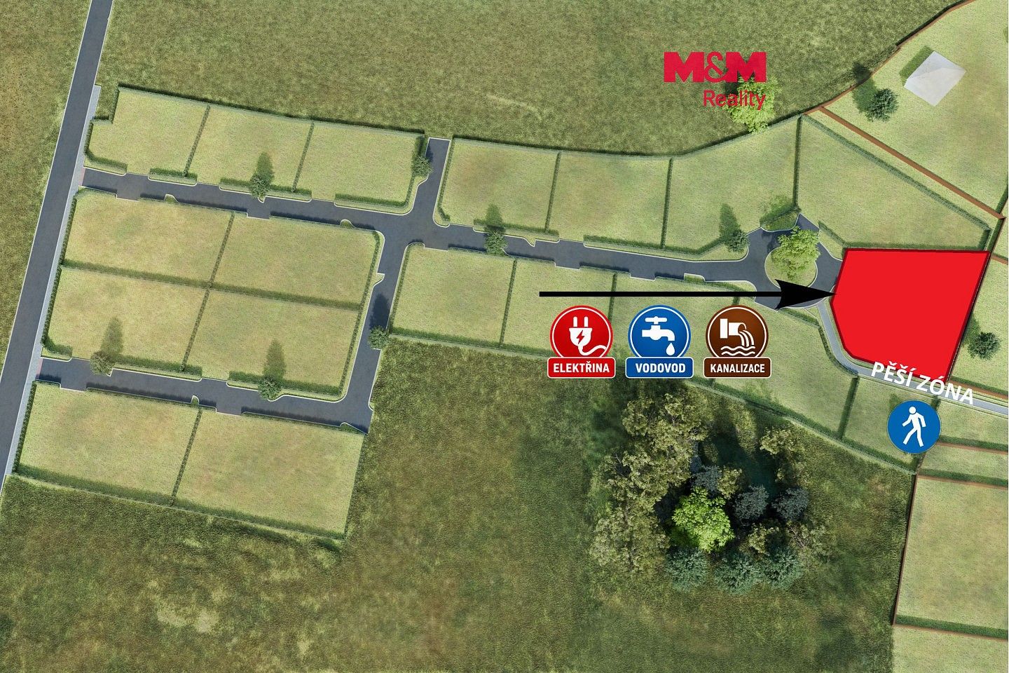 Pozemek pro bydlení, 1 025 m²