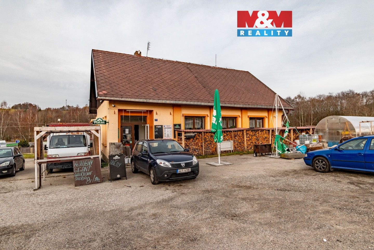 Restaurace, Blažejovice, Zbytiny, 160 m²