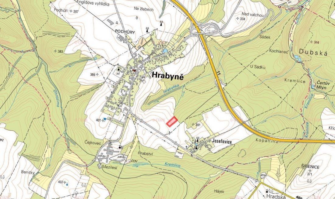 Prodej pozemek pro bydlení - Hrabyně, 747 63