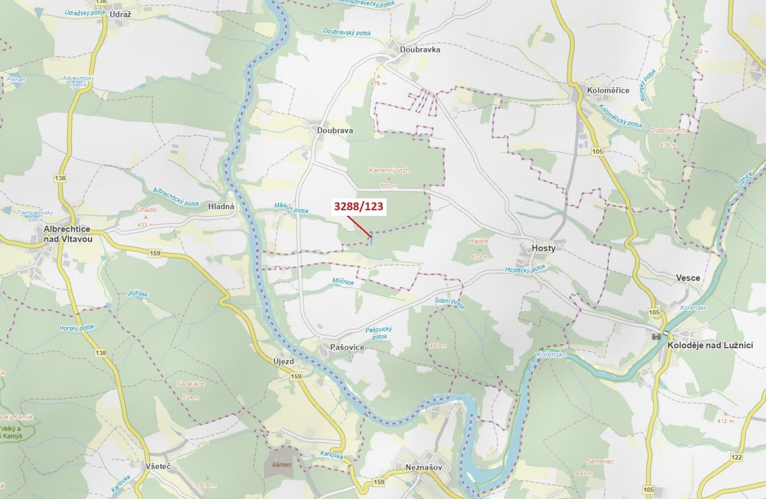 Les, 1 707 m²