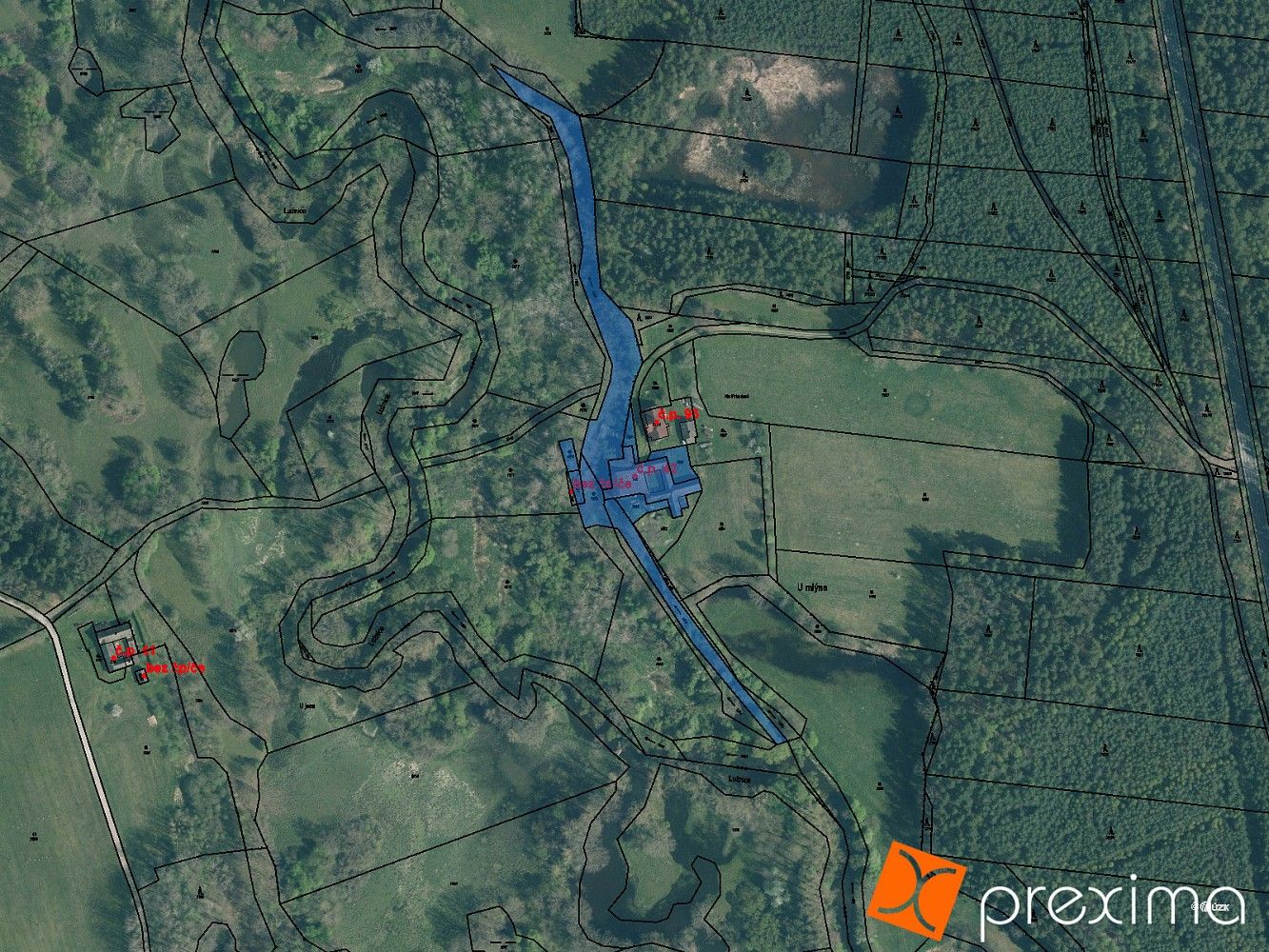 Rodinné domy, Suchdol nad Lužnicí - Tušť, okres Jindřichův Hradec, Jihočeský kraj, 853 m² - 2