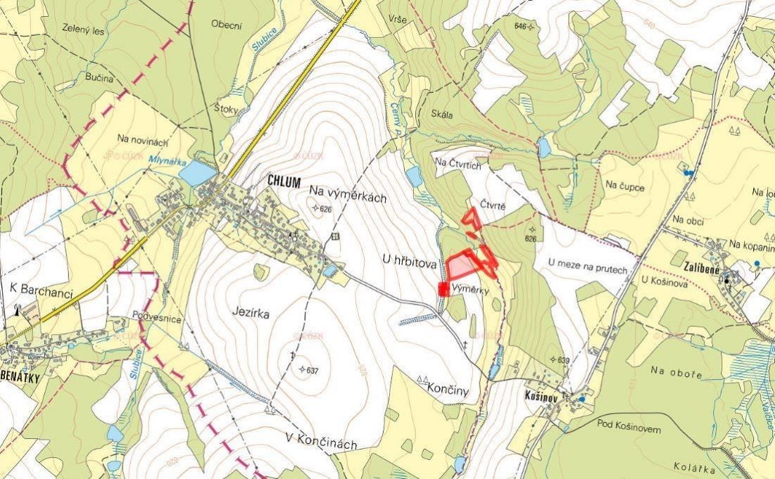 Prodej zemědělský pozemek - Hlinsko