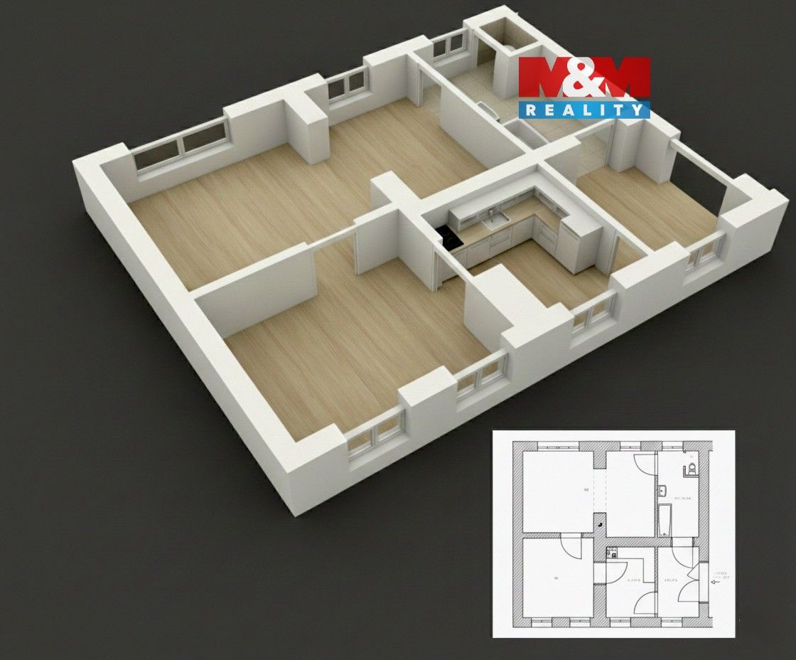 2+1, Hejnice, 72 m²