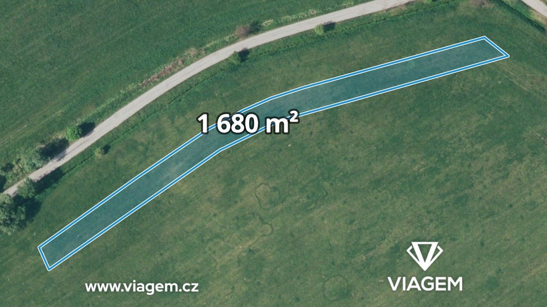 Zemědělský pozemek, 1 680 m²