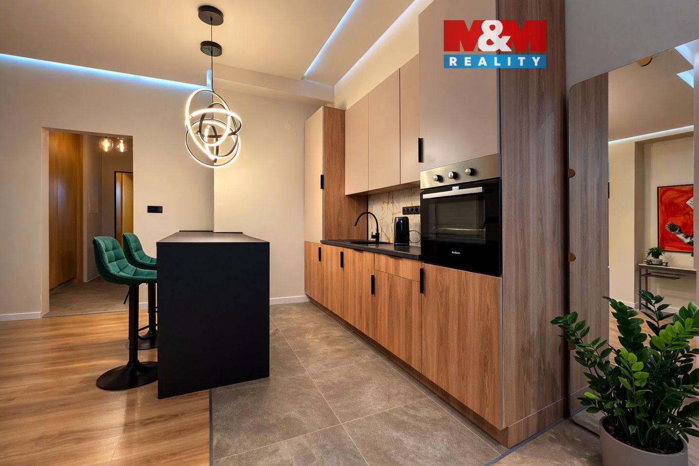 2+kk, Českomoravská, Praha, 49 m²