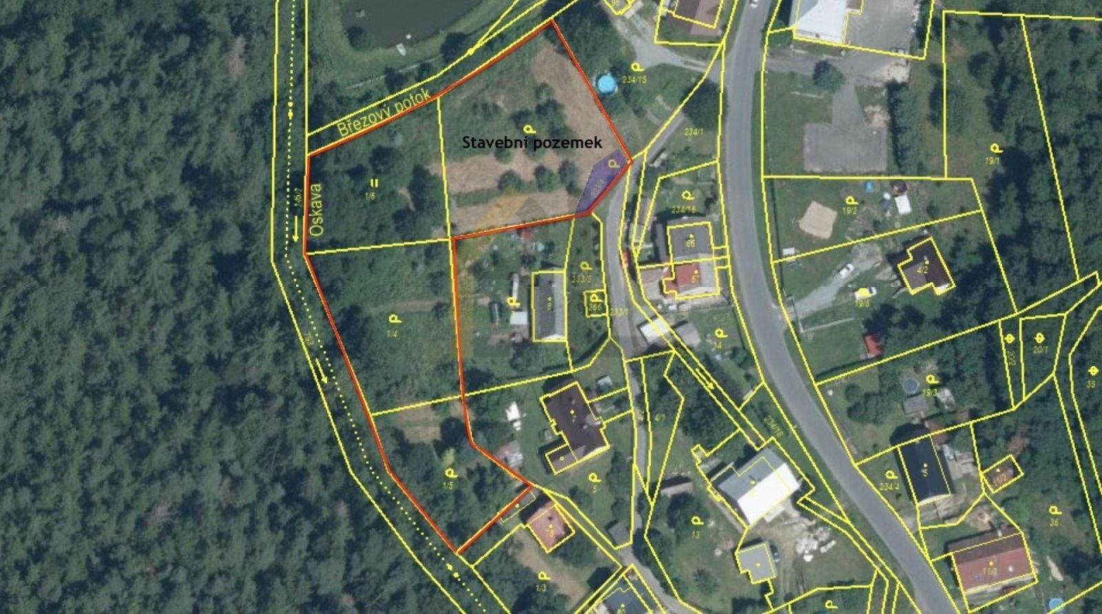 Pozemek pro bydlení · 4 532 m² · Oskava - 3