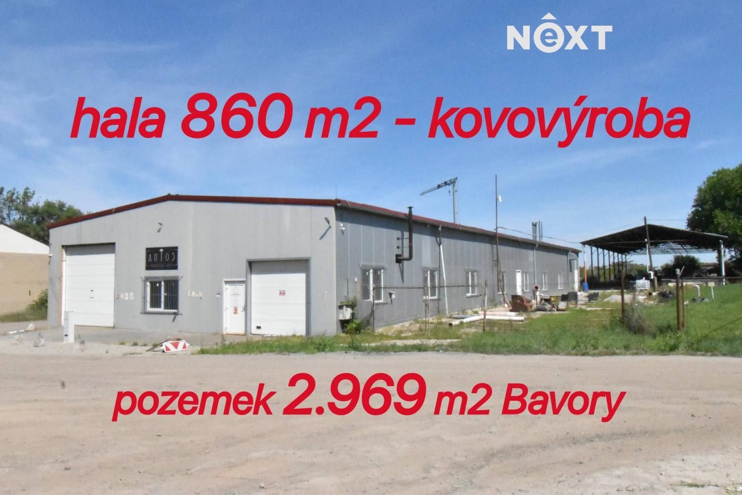 Výrobní prostory, Bavory, 860 m² - 1