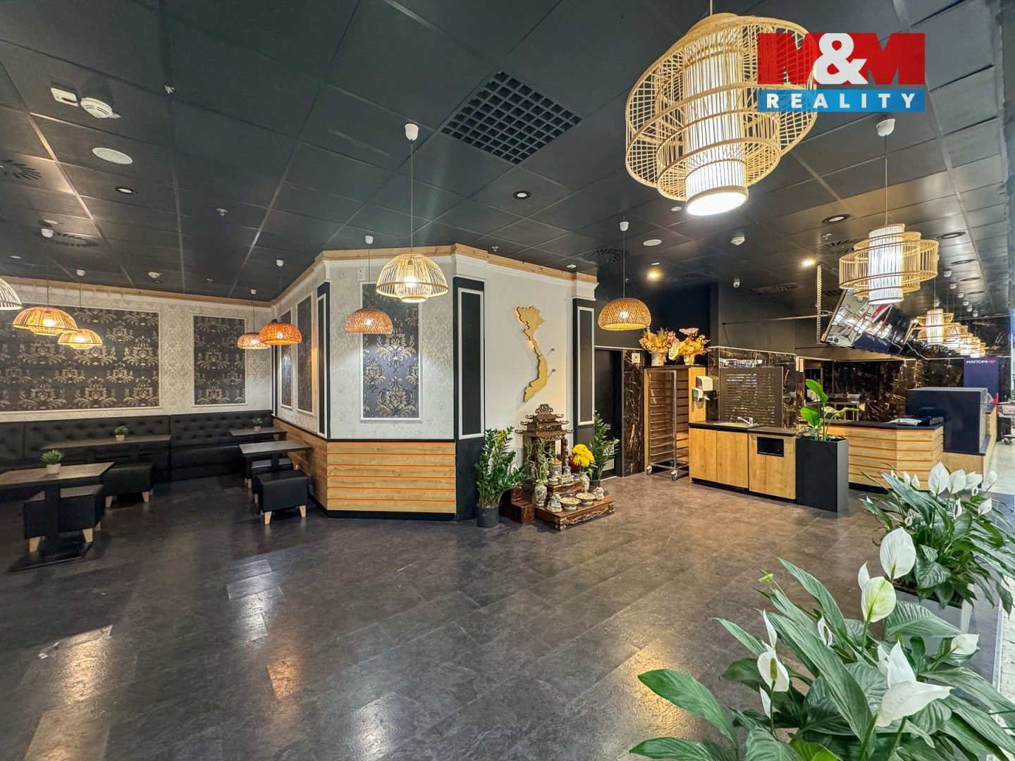 Pronájem restaurace - Pod hranicí, Praha, 185 m²