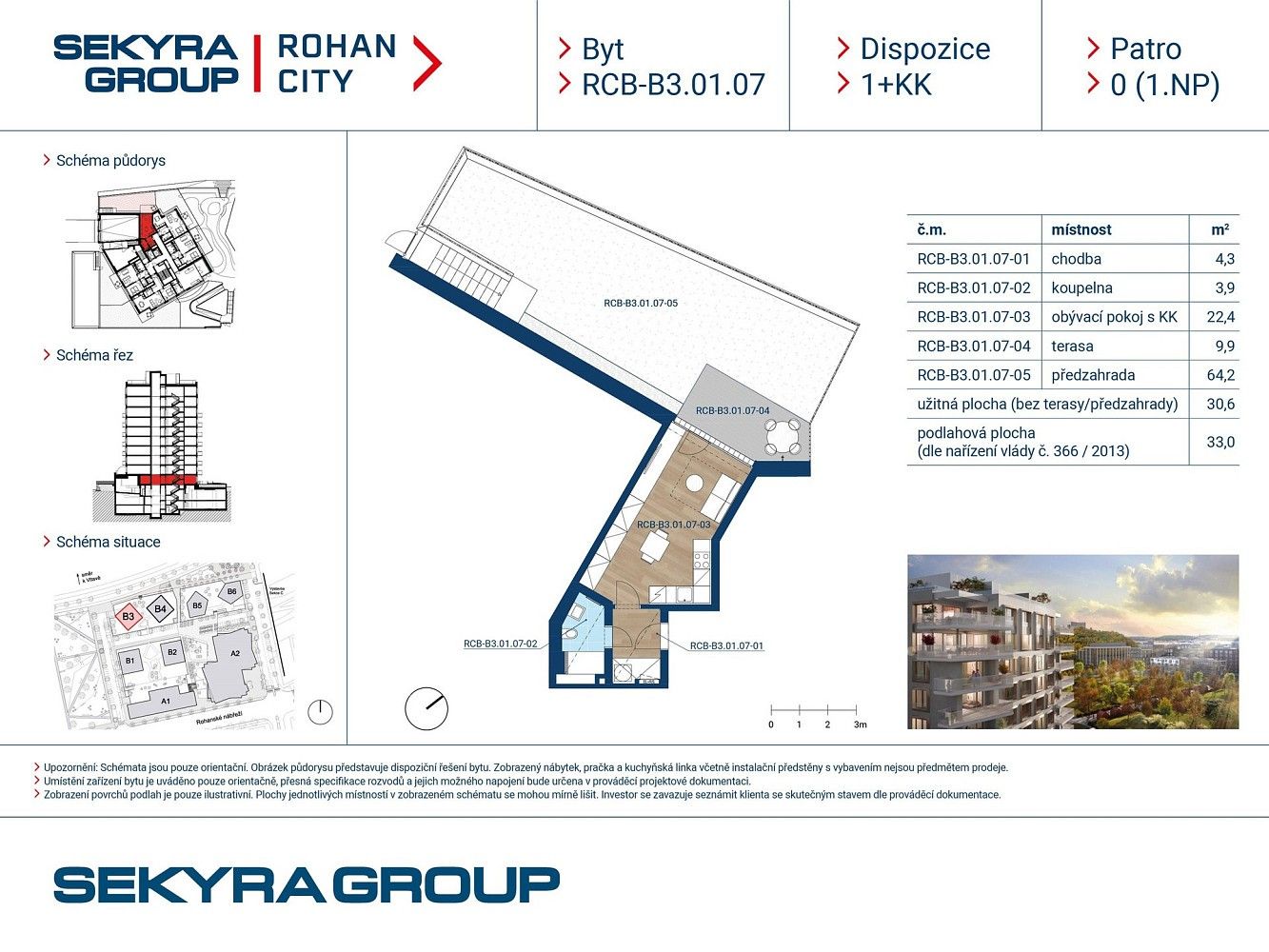1+kk, Praha - Karlín, okres Praha 8, Hlavní město Praha, 30 m² - 2