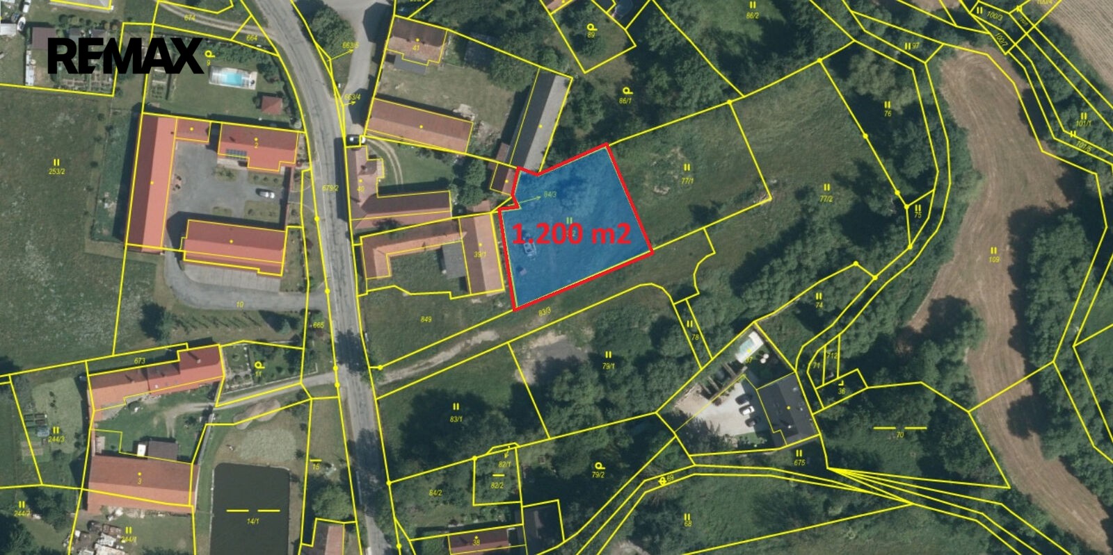 Pozemek pro bydlení · 1 200 m² · Sedlec-Prčice - 3