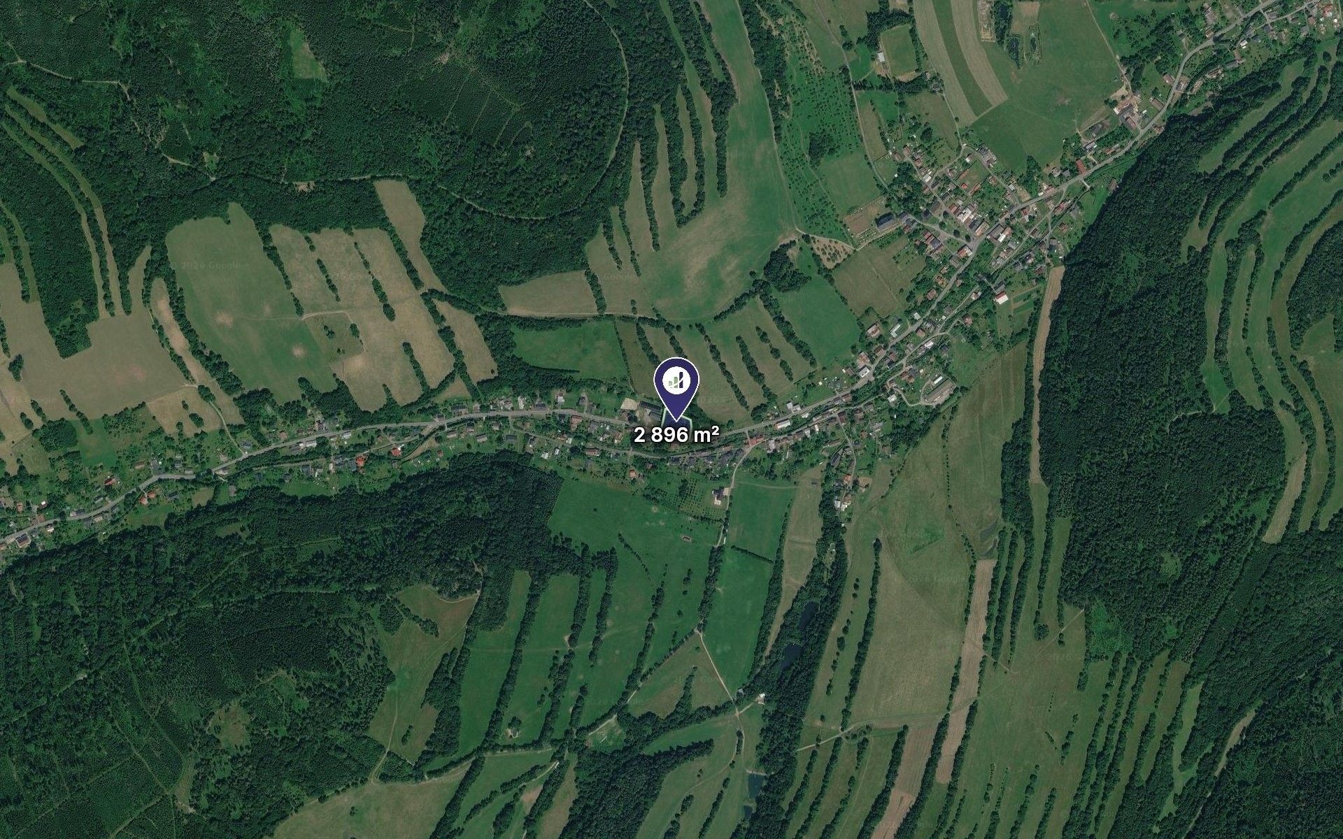 Pozemky pro bydlení, Janov, 2 896 m² - 2