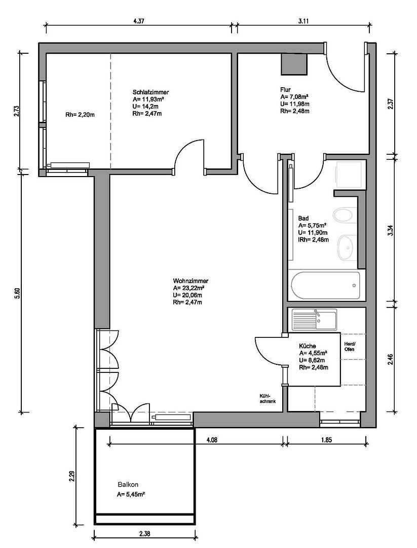 2+1, Berlin Französisch Buchholz Berlin 13127, 55 m² - 2