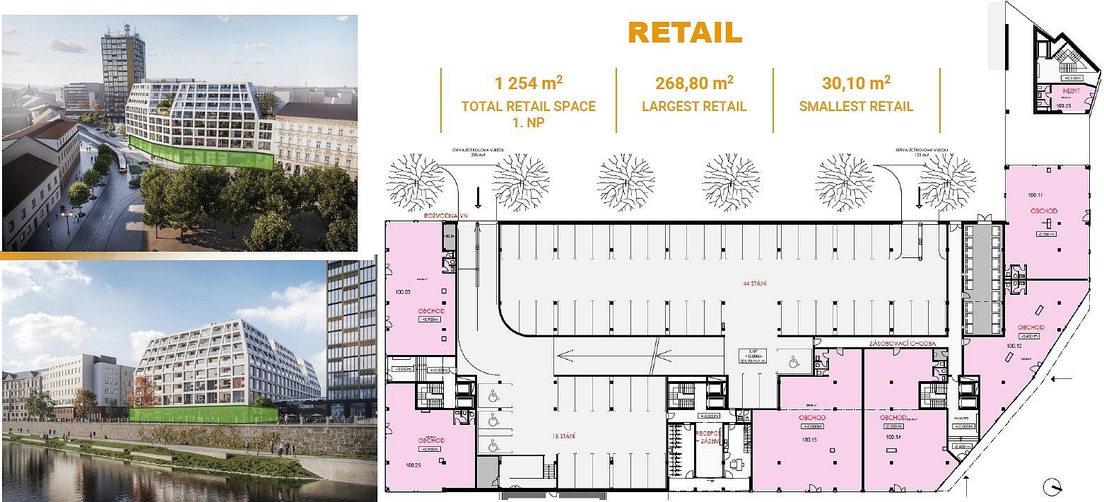 Obchodní prostory, Plzeň, 200 m² - 2
