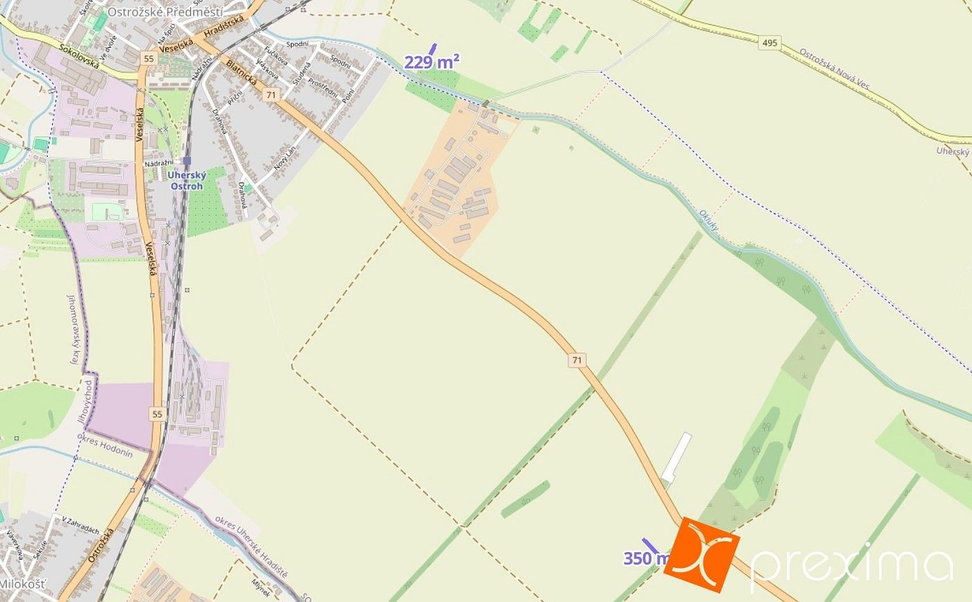 Zemědělské pozemky, Uherský Ostroh, okres Uherské Hradiště, Zlínský kraj - 2