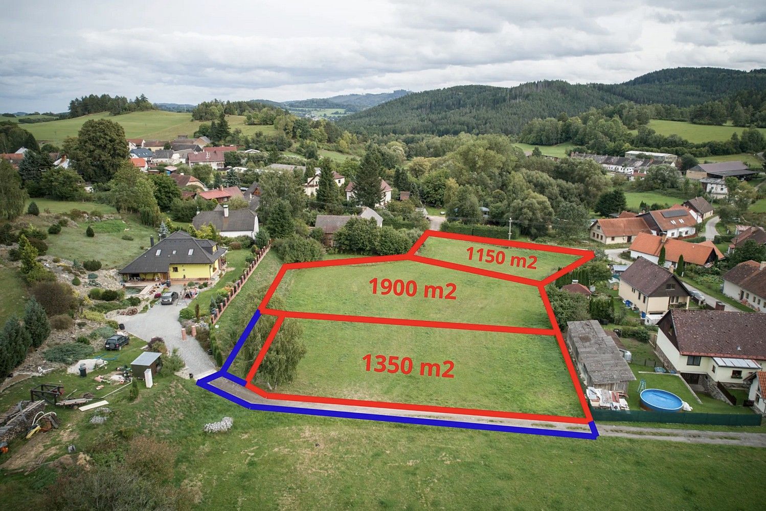 Prodej pozemek pro bydlení - Čkyně - Onšovice, okres Prachatice, Jihočeský kraj - 5