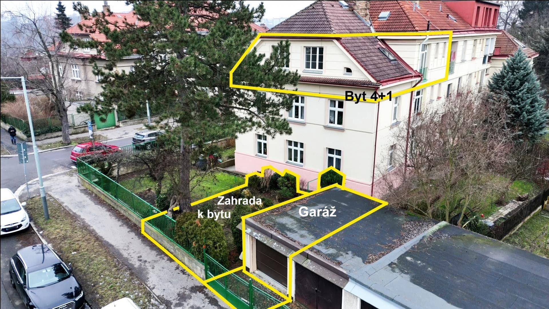 4+1, Pod lipkami, Praha, 100 m²