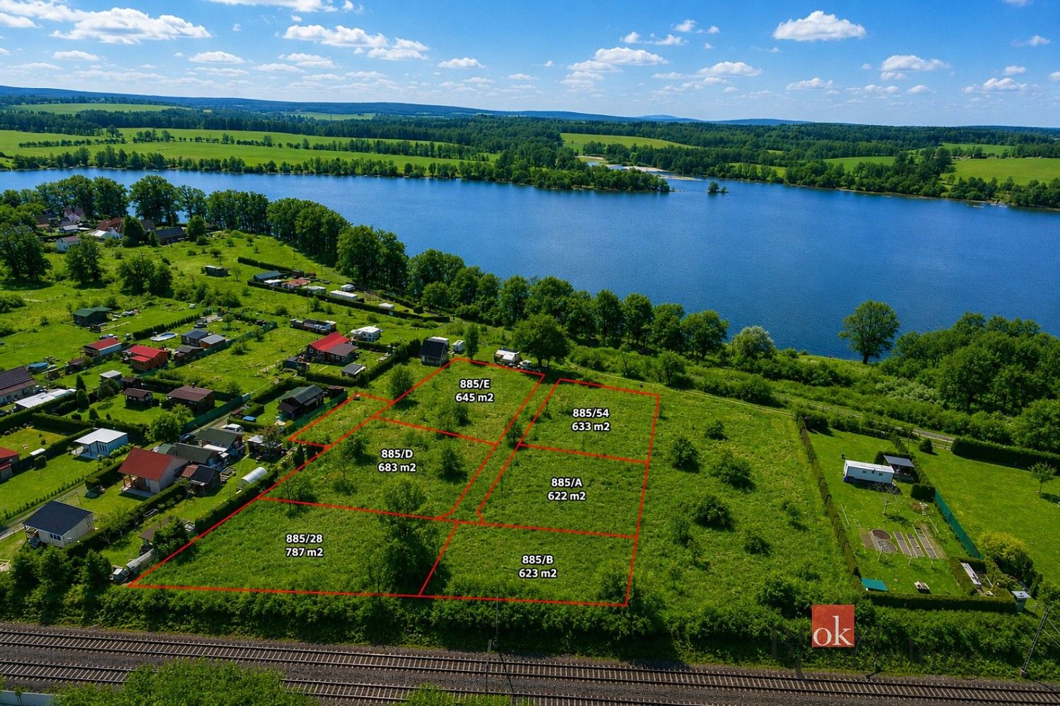 Pozemky pro bydlení, U Přehrady, Cheb - Podhrad - 2