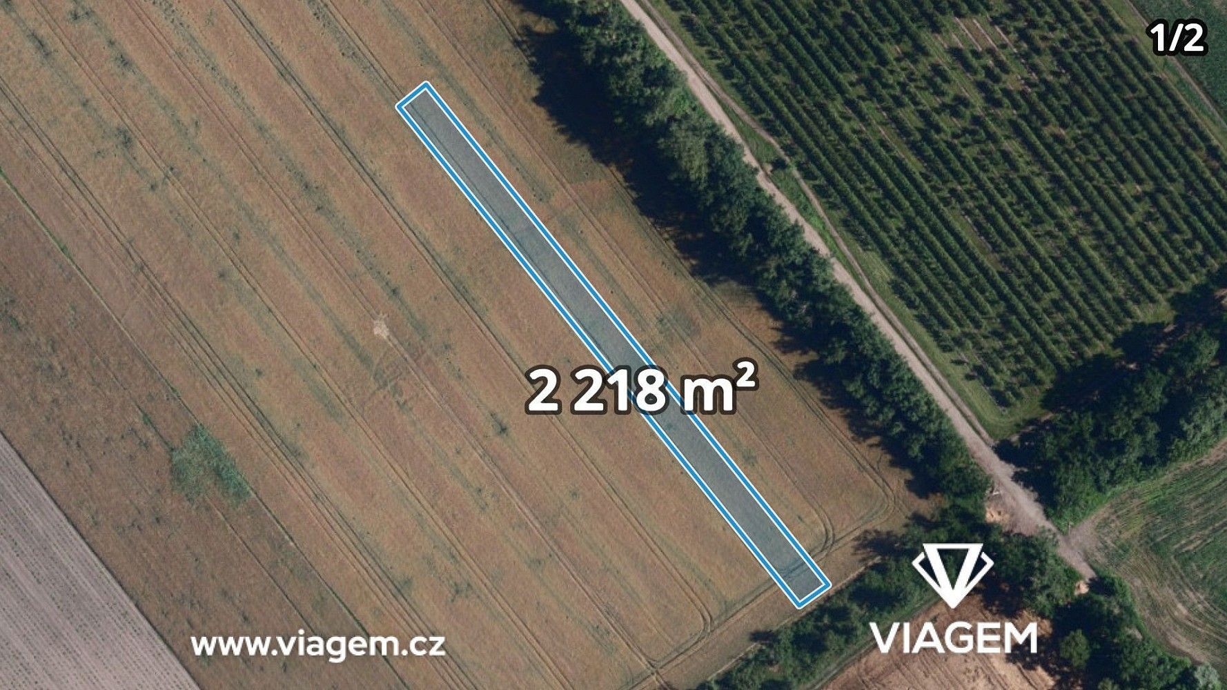 Zemědělský pozemek, 629 m²