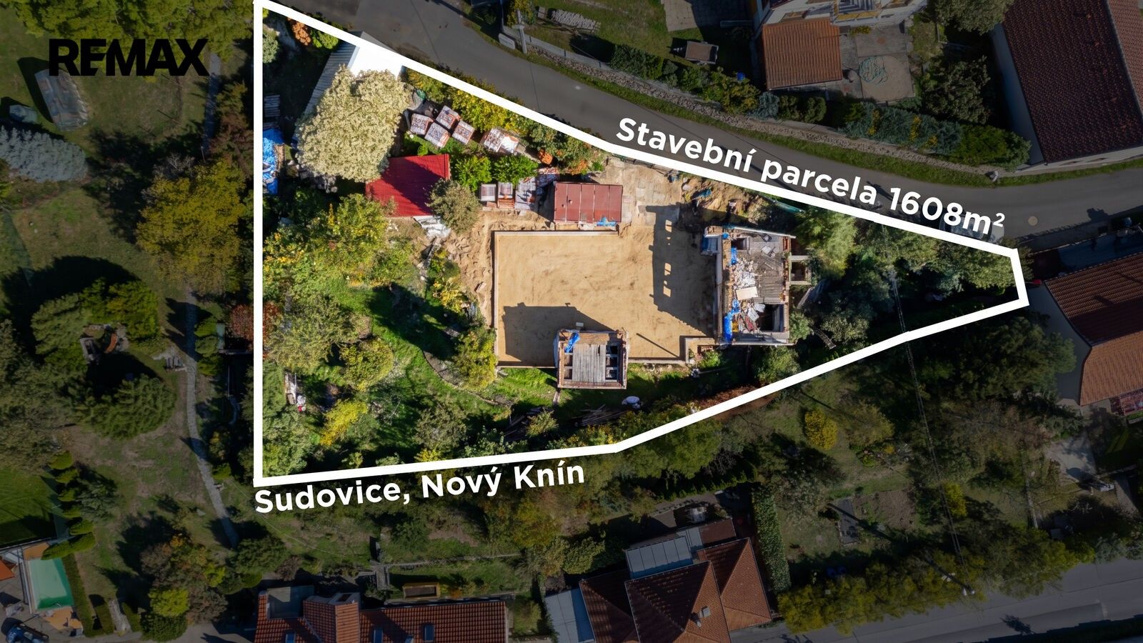 Prodej pozemek pro bydlení - Nový Knín Sudovice, 1 308 m² - 2