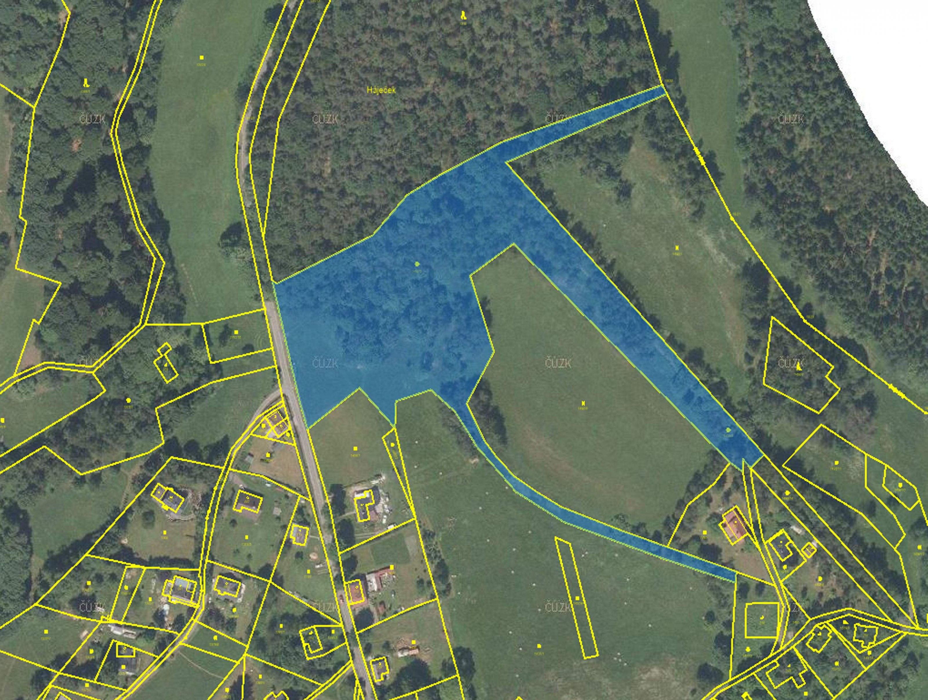 Prodej pozemek - Valy, Krompach, 21 548 m²