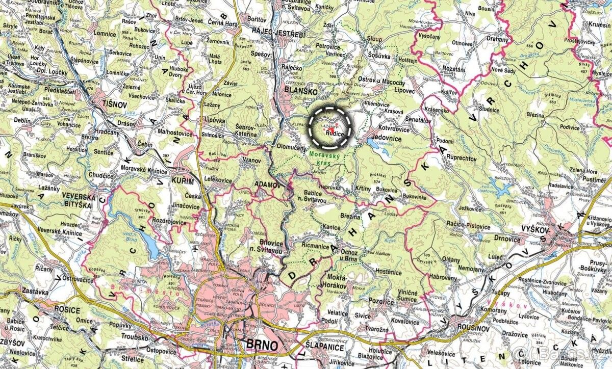 Stavební pozemek, Blansko – pohled 5
