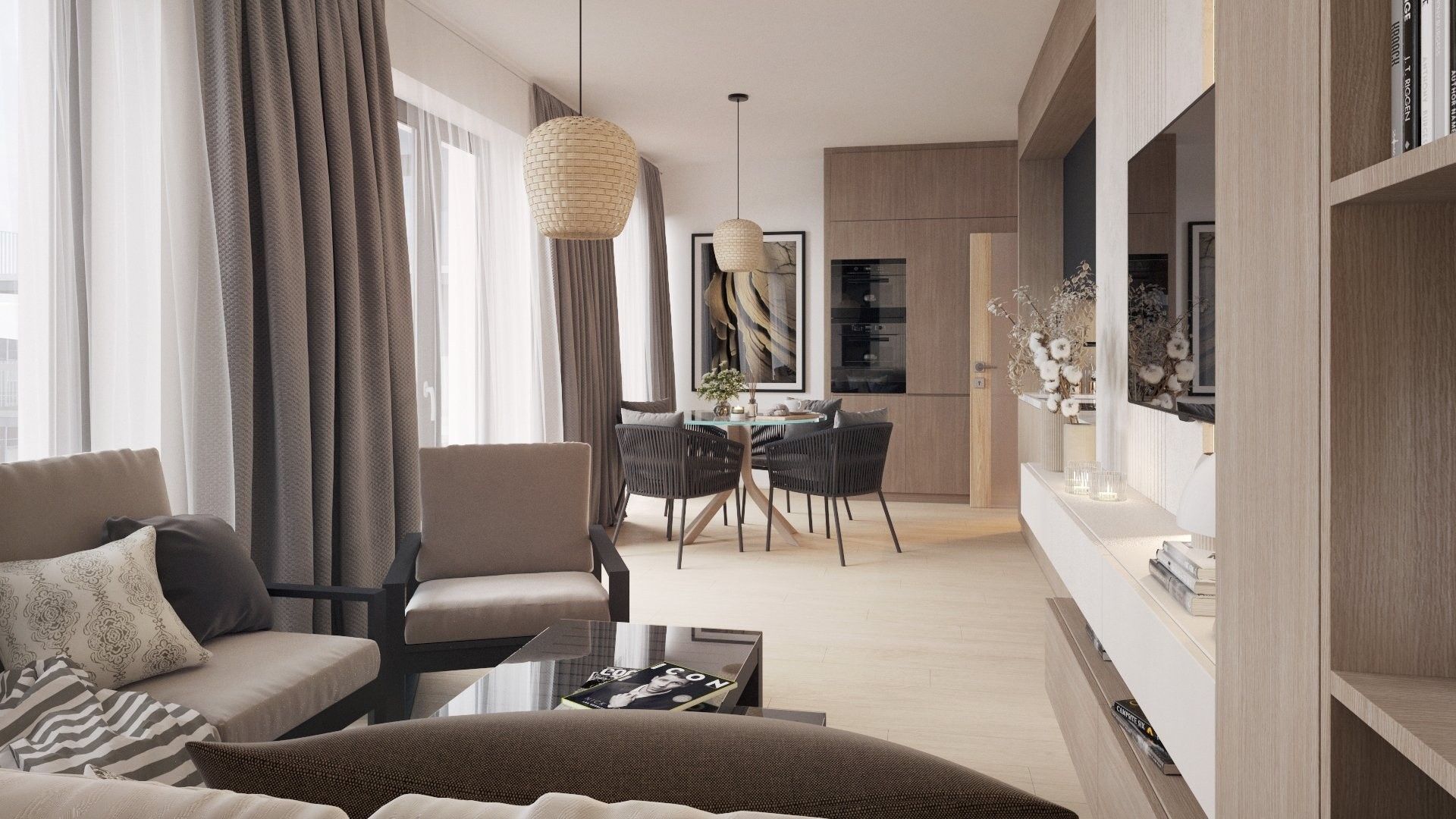 2+kk, Na vysoké I, Praha, 48 m²