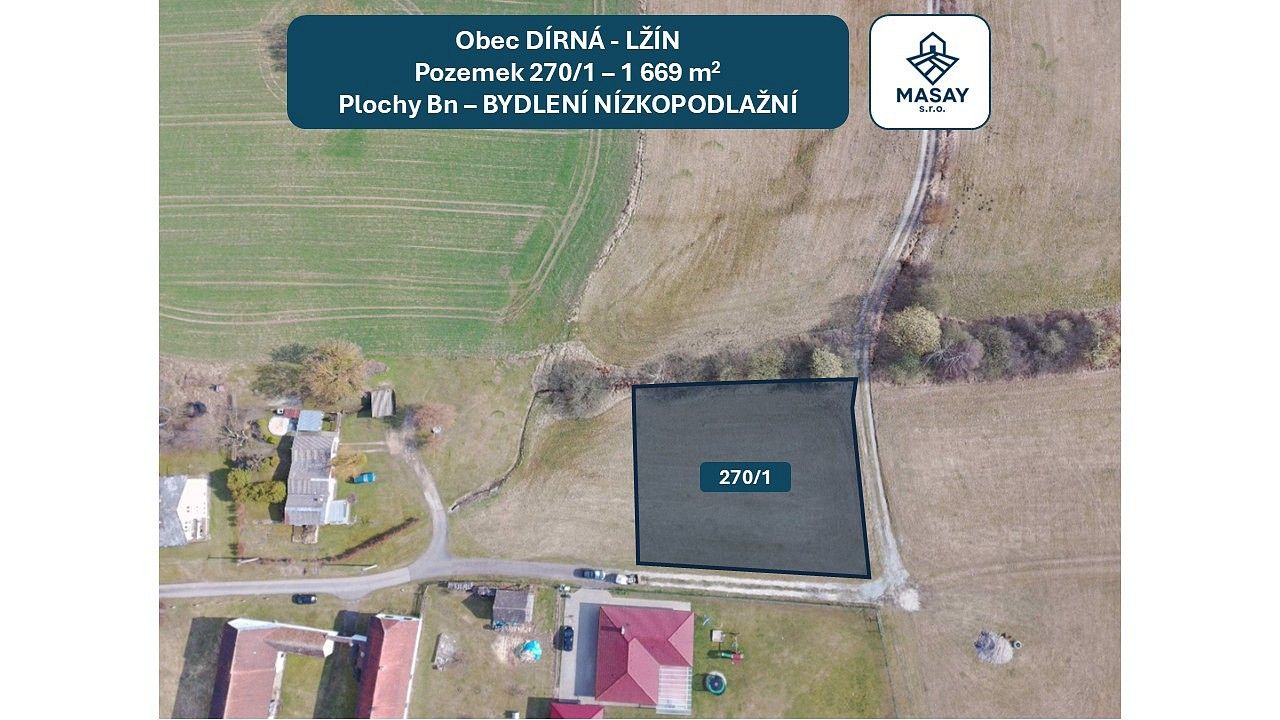Pozemek pro bydlení · Dírná - Lžín, okres Tábor - 4