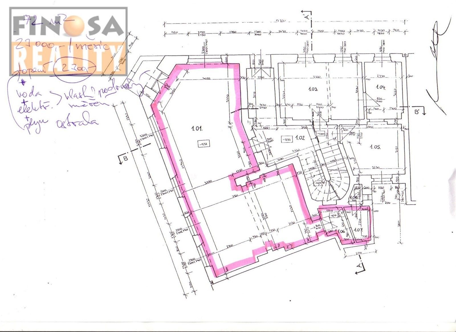 Pronájem obchodní prostory - Bozděchova, Ústí nad Labem, 90 m²