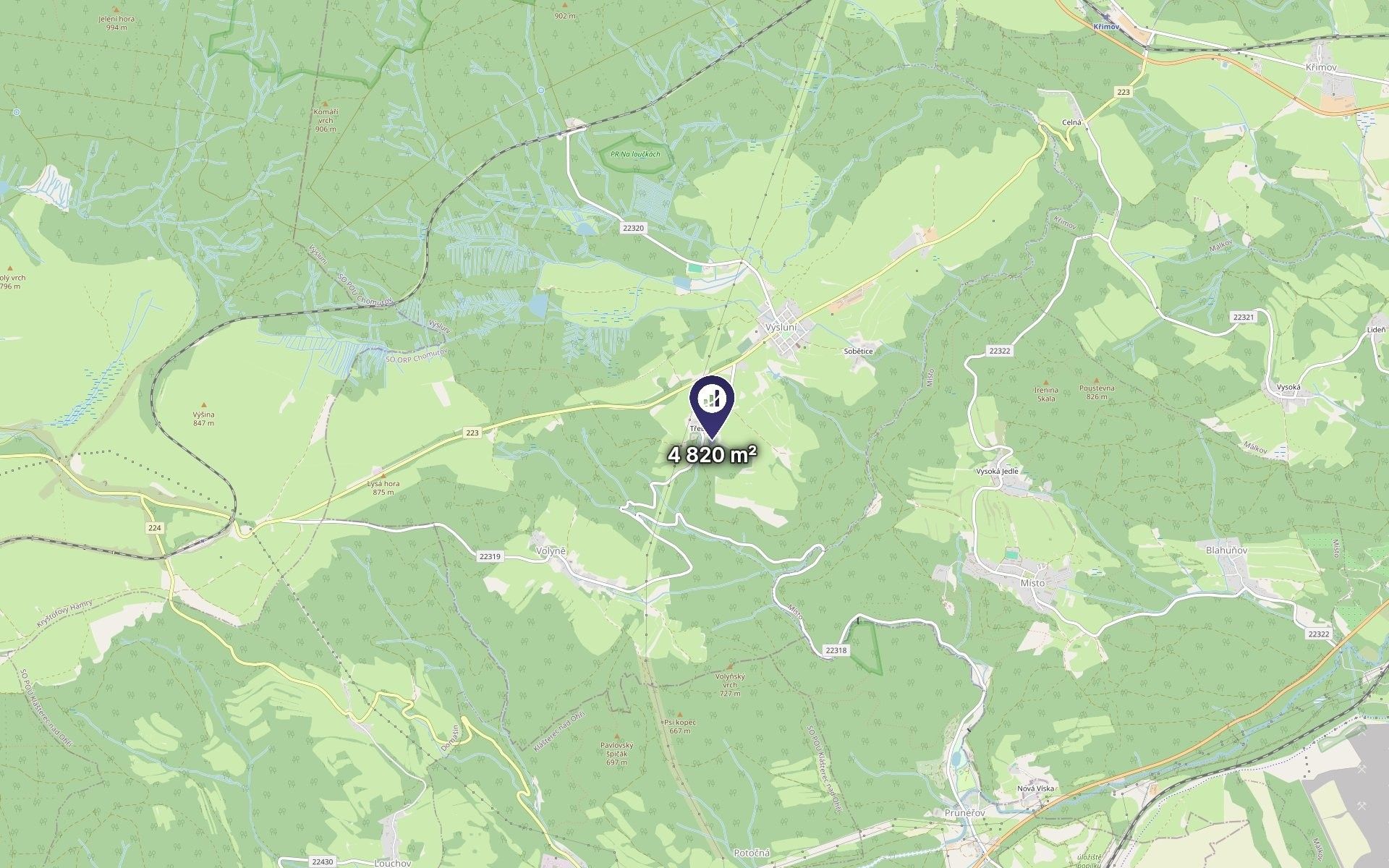 Louka · 4 820 m² · Výsluní - 3