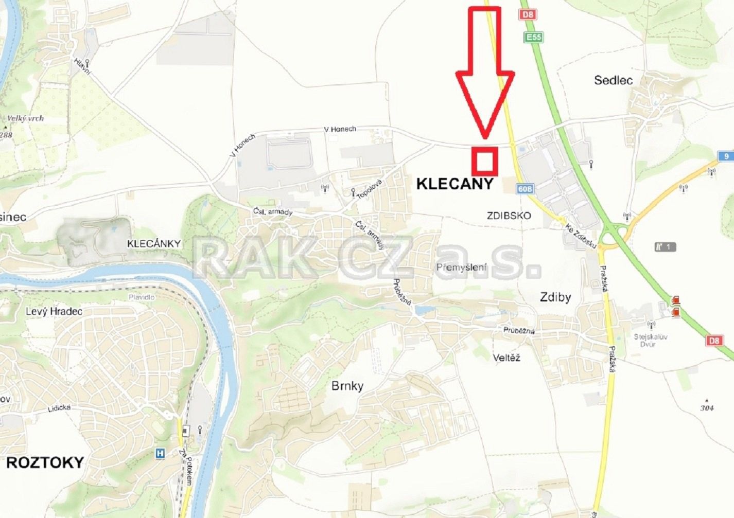 Prodej zemědělský pozemek - Zdibsko, Klecany, 65 213 m² - 5