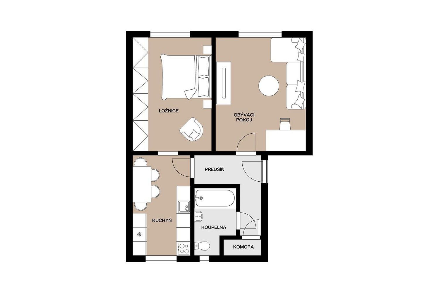 Prodej byt 2+1 - Praha - Zličín, okres Praha 17, Hlavní město Praha, 85 m² - 5
